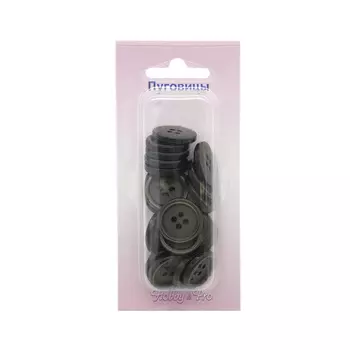 0314-2065В Пуговица 28L 24шт (C190 т. оливковый)