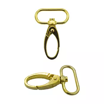 0325-0037 Карабин 25*50 мм, упак./2 шт., Hobby&amp;Pro (золото)