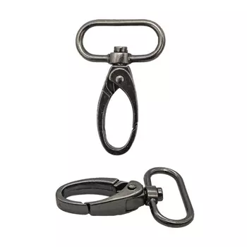 0325-0037 Карабин 25*50 мм, упак./2 шт., Hobby&amp;Pro (черный никель)