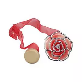 0368-0094 Клипса-магнит для штор, упак./2 шт., 'Астра' (8055 краcный)