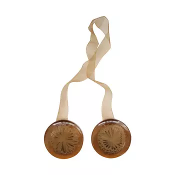 0368-0136 Клипса-магнит для штор, упак./2 шт., 'Астра' (А861 бежевый)