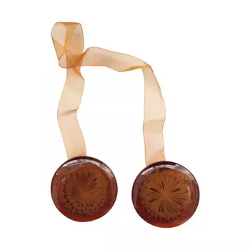 0368-0136 Клипса-магнит для штор, упак./2 шт., 'Астра' (А716 т.матовая.ваниль)