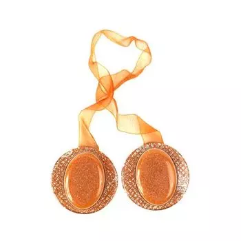 0368-0211 Клипса-магнит для штор, упак./2 шт., 'Астра' (А723 коричневый.терракот)