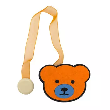 0368-0216 Клипса-магнит из фетра для штор 'мишка' Astra&amp;Craft (C523/C833)