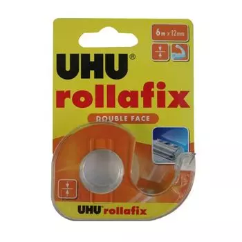 036975 Двухсторонняя клеящая лента Rollafix, 12 мм*6 м, UHU