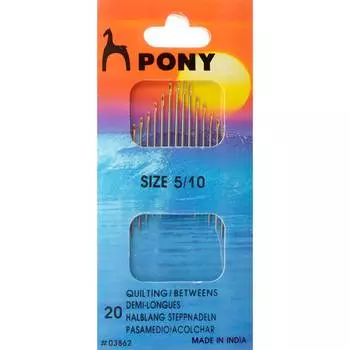 03862 Иглы портновские № 5-10, 20 шт PONY