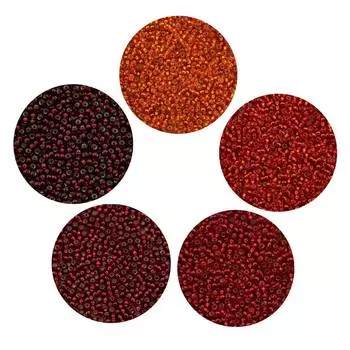 038 Набор бисера 5 цветов, 100гр, Preciosa