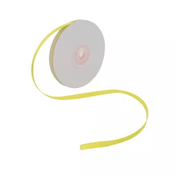 03 Лента атласная 6мм*32,9м (8011/3014 лимонный)