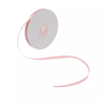 03 Лента атласная 6мм*32,9м (8036 св. жемчужно-розовый)