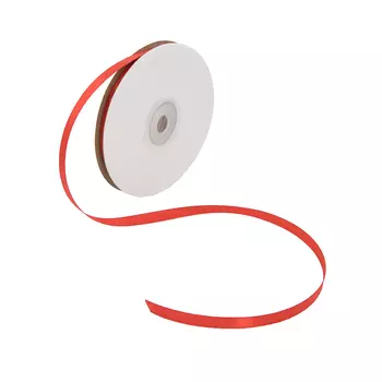 03 Лента атласная 6мм*32,9м (8055/3095 красный)