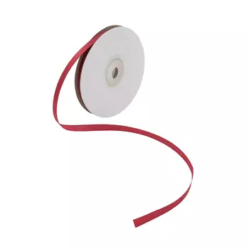 03 Лента атласная 6мм*32,9м (8058/3092 т.малиновый)