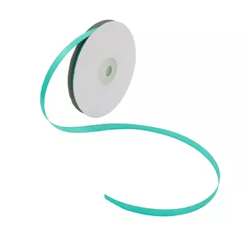 03 Лента атласная 6мм*32,9м (8066 бирюзовый)