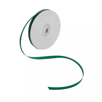 03 Лента атласная 6мм*32,9м (8090/3045 т.изумрудный)