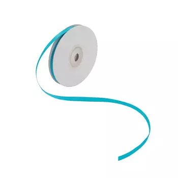 03 Лента атласная 6мм*32,9м (8094/3153 бирюзовый)