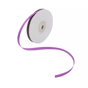 03 Лента атласная 6мм*32,9м (8120 т.сиреневый)