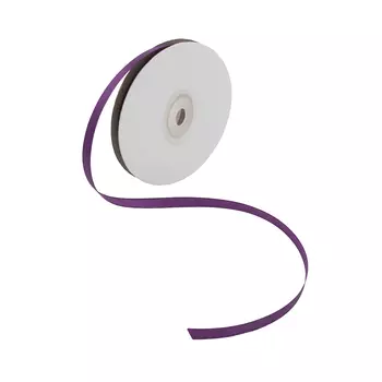 03 Лента атласная 6мм*32,9м (8124 фиолетовый)