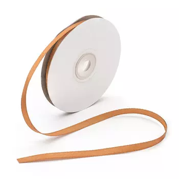 03 Лента атласная 6мм*32,9м (8132/3130 золотисто-коричневый)