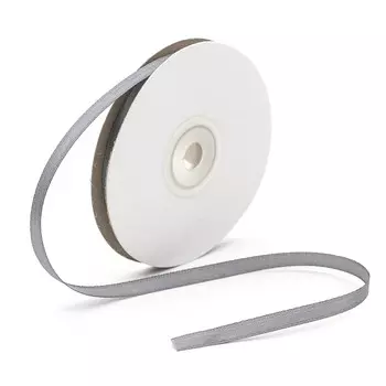 03 Лента атласная 6мм*32,9м (8140/3170 т.серый)