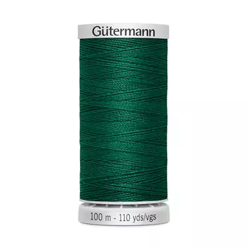 03 Нить Extra Strong M 782 суперкрепкая, 100м, 100% п/э Gutermann 724033 (340 зеленый трилистник)