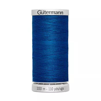 03 Нить Extra Strong M 782 суперкрепкая, 100м, 100% п/э Gutermann 724033 (214 т.лазурный)