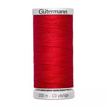 03 Нить Extra Strong M 782 суперкрепкая, 100м, 100% п/э Gutermann 724033 (156 красный)