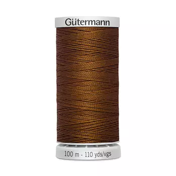 03 Нить Extra Strong M 782 суперкрепкая, 100м, 100% п/э Gutermann 724033 (650 золотисто-каштановый)