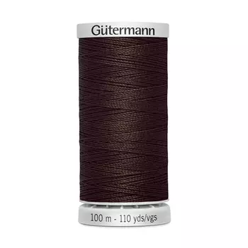 03 Нить Extra Strong M 782 суперкрепкая, 100м, 100% п/э Gutermann 724033 (696 т.шоколад)