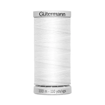 03 Нить Extra Strong M 782 суперкрепкая, 100м, 100% п/э Gutermann 724033 (800 белый)