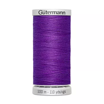 03 Нить Extra Strong M 782 суперкрепкая, 100м, 100% п/э Gutermann 724033 (392 фиолетовый джинс)