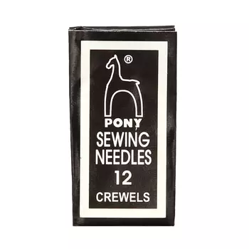 04162 Иглы для вышивания и бисера № 12, 25 шт PONY