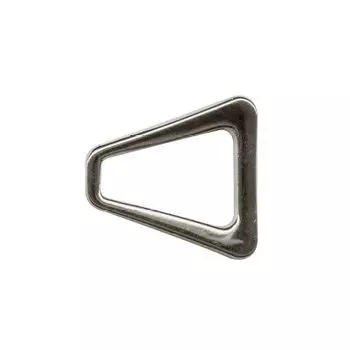 04-13627 Пряжка пласт. треуг. ник. 27мм. 6-010-627