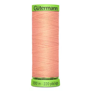 04 Нить Extra Fine 150 для особо деликатных тканей, 200м, 100% п/э Gutermann 744581 (586 спелый персик)