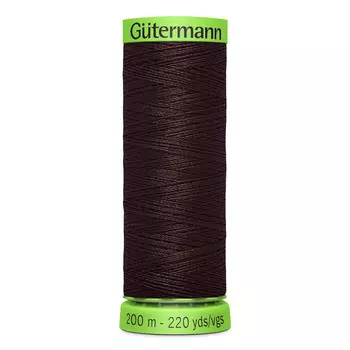 04 Нить Extra Fine 150 для особо деликатных тканей, 200м, 100% п/э Gutermann 744581 (696 т.шоколад)