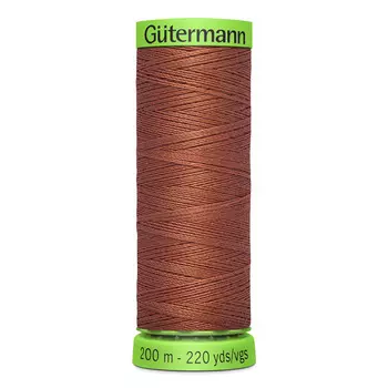 04 Нить Extra Fine 150 для особо деликатных тканей, 200м, 100% п/э Gutermann 744581 (847 медно-коричневый)