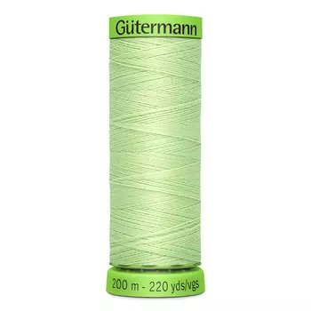 04 Нить Extra Fine 150 для особо деликатных тканей, 200м, 100% п/э Gutermann 744581 (152 бл.салатовый)