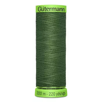 04 Нить Extra Fine 150 для особо деликатных тканей, 200м, 100% п/э Gutermann 744581 (920 защитный хаки)