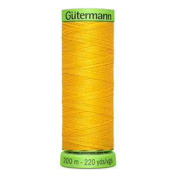 04 Нить Extra Fine 150 для особо деликатных тканей, 200м, 100% п/э Gutermann 744581 (106 т.желтый)