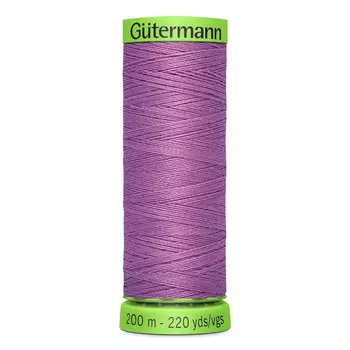 04 Нить Extra Fine 150 для особо деликатных тканей, 200м, 100% п/э Gutermann 744581 (716 сиренево-розовый)