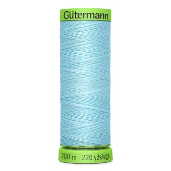 04 Нить Extra Fine 150 для особо деликатных тканей, 200м, 100% п/э Gutermann 744581 (195 голубой лед)