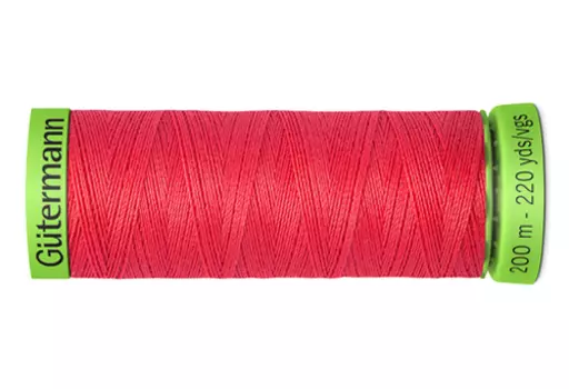 04 Нить Extra Fine 150 для особо деликатных тканей, 200м, 100% п/э Gutermann 744581 (016 красный коралл)