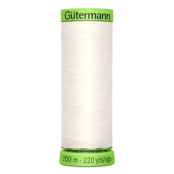04 Нить Extra Fine 150 для особо деликатных тканей, 200м, 100% п/э Gutermann 744581 (111 айвори)