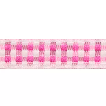 05-65106/12 Тесьма жаккардовая 12мм яр.роз 'клеточка'