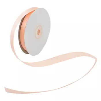 05 Лента атласная 1,2см*32,9м (8025 яр. персиковый)