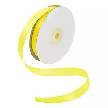 05 Лента атласная 1,2см*32,9м (8012 лимонный)