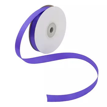 05 Лента атласная 1,2см*32,9м (8115 т. сиреневый)