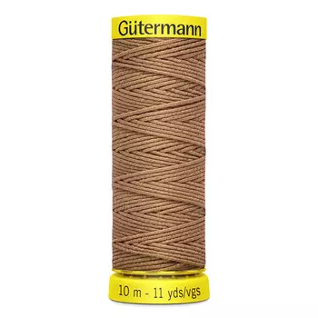 08 Нить Elastic эластичная для сборок и рюшей, 10м, п/э\п/у Gutermann 744557 (1028)