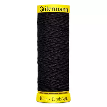 08 Нить Elastic эластичная для сборок и рюшей, 10м, п/э\п/у Gutermann 744557 (5262)