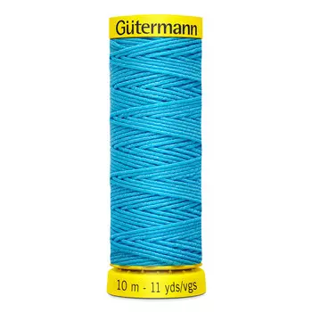 08 Нить Elastic эластичная для сборок и рюшей, 10м, п/э\п/у Gutermann 744557 (6037)
