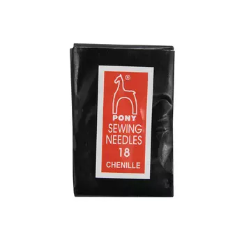 06156 Иглы для синели, глади № 18, 25 шт PONY