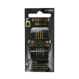 06204 Иглы для синели, глади № 24, 4 шт PONY